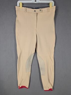 Vtg Miller's Medalist Cotton Back Breech Riding Pants Equestrian Beige 29" Waist